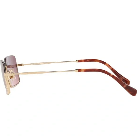Miu Miu 55mm Rectangular Sunglasses - Original Packaging Miu Miu 55mm Rectangular Sunglasses - Original Packaging main image 2